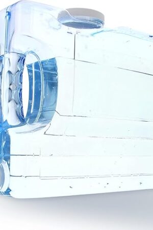Arrow Home Products Oasis Drink Dispenser for Fridge, 1.25 Gallon - Plastic Beverage Dispenser with Spigot for Easy Dispensing - BPA Free Clear Plastic - Convenient Handle, Easy-Pour Spout