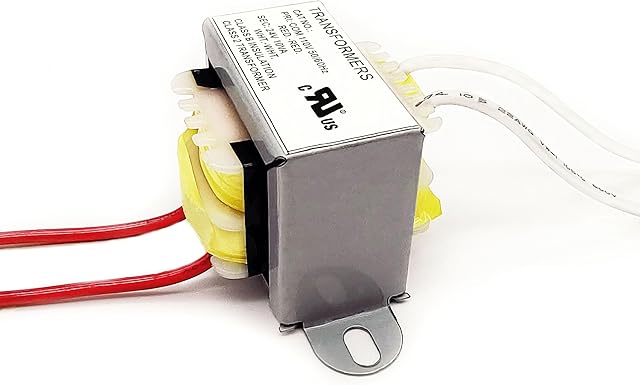 AC/AC Power Transformer Input 110V 50/60HZ Output AC 24V 10VA Single Phase Transformer Step Down Transformer 110v to 24vac Power Converters Control Transformer 1 Pack 2 Yrs Warranty