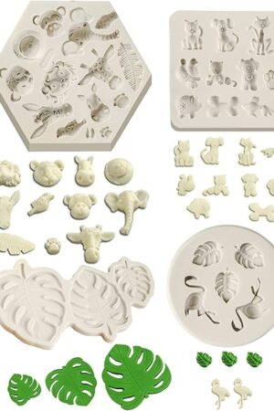 Adorable Animal Silicone Molds - Unleash Your Creativity with these Trendy Animal Chocolate Molds!(Gray)