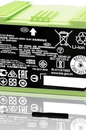 2800mAh for irobot i7 Battery Replacement for iRobot Roomba e and i Series, for J7 Battery roomba i7 i7+ i8 i6 i4 i4+ i3 i3+ i7158 J7 7150 7550 and e e5 e6 e5150 e5152 e6198 ABL-D1 ABL-D2 ABL-F 14.4V