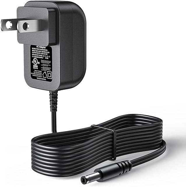 Charger for Bissell 3080 2903 2921 29038 29037 Vacuum Power Cord for PowerGlide 2900A 29008 2900 3274 1625010 Cleaner AC Adapter DC Adaptor Supply