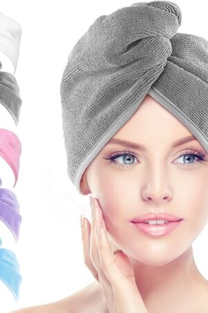 AIDEA Microfiber Hair Towel Wrap Turbans Accessories for Women