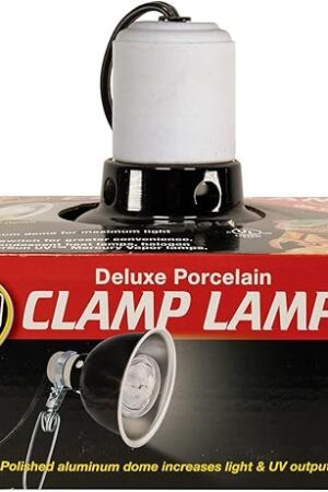 Zoo Med Deluxe Porcelain Clamp Lamp, 5.5"