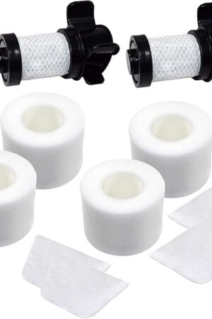 Wolfish Replacement Filters for Shark ION Flex DuoClean X30 X40 F60 F80 IF200 IF201 IF202 IF205 IF251 IF252 IF281 IF282 IF285 UF280 IC205 IR70 IR100 IR101, Replace XPREMF100 XPSTMF100
