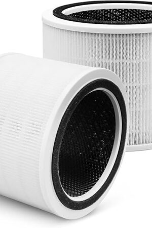Core 200S Replacement Filter Compatible with LEVOIT Core 200S Core 200S-P Smart WiFi Air Purifier, Fit for Levoit Core 200s Replacement Filter, 2Pack 3-Stage H13 Grade True HEPA Filter, Core 200S-RF