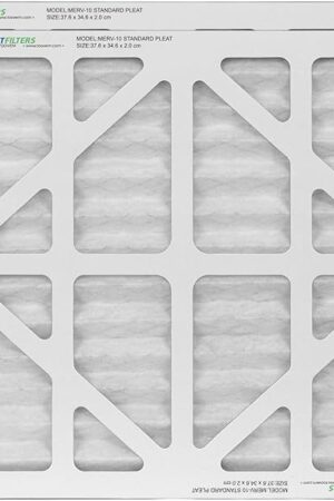 AlorAir MERV-10 Filter Replacement Set for CleanShield HEPA 550 Air Scrubber (Pack of 2)
