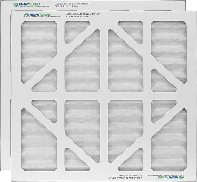 AlorAir MERV-10 Filter Replacement Set for CleanShield HEPA 550 Air Scrubber (Pack of 2)
