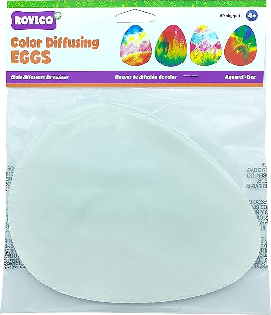 The Roylco Color Diffusing Paper Easter Eggs Create Your Own One-of-a-Kind Spring Crafts