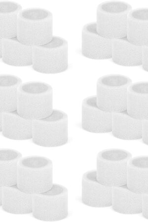 30-Pack Top Fill Humidifier Replacement Filter Compatible with LEVOIT Humidifiers Model Classic160, Dual150, Dual200S, Classic300(S), LV600S, OasisMist450S, Superior 6000S Capture Particles