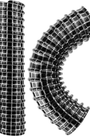 Vacuum Replacement Parts Compatible with Shark Rocket Vacuum Cleaner Models HV300, HV302, HV320, HV321, Lower Nozzle Rocket Hose Replacement, 6" x 1.25" ID (2 Pack)