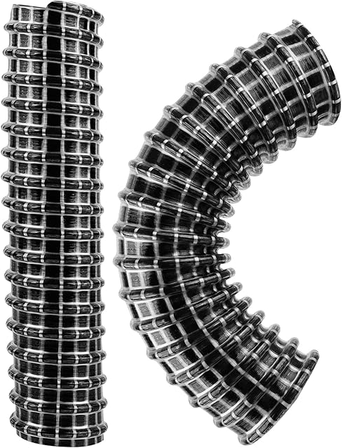 Vacuum Replacement Parts Compatible with Shark Rocket Vacuum Cleaner Models HV300, HV302, HV320, HV321, Lower Nozzle Rocket Hose Replacement, 6" x 1.25" ID (2 Pack)