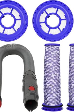 5PCS DC41 Hose Filter Replacement for Dyson DC41 DC65 DC66 UP13 UP20 UP30 Ball/Ball Animal/Ball Animal 2 & 3, Compare to Part 920769-01&920640-01