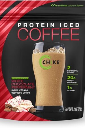 CHIKE White Chocolate Peppermint Protein Iced Coffee