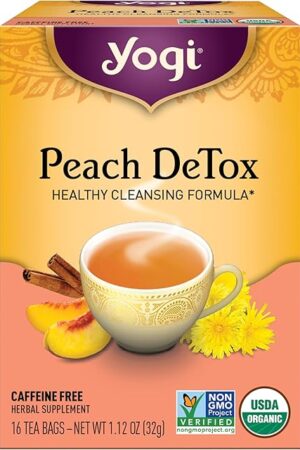 Yogi Tea, Peach DeTox, 16 Count