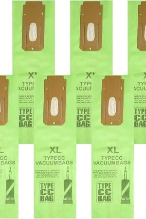 8 Pack HEPA Vacuum Cleaner Bags Fit for Oreck type CC vacuum bags,XL.Fit All Oreck XL Upright Vacuum