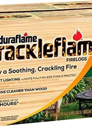 Crackleflame Fireplace Logs - 4.5 lb, 4 Pack