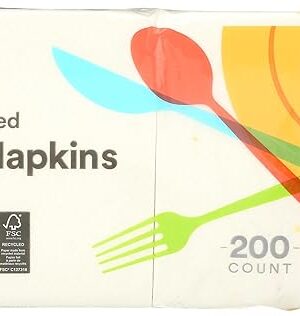 365 by Whole Foods Market, 1-Ply Lunch Napkins, 200 Count