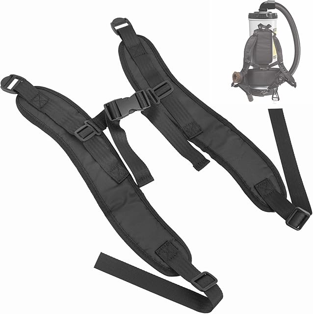 Vacuum Cleaner Shoulder Straps PV100 Replacement Most Backpack Vacuum Cleaners Fits Proteam, Megavac, Provac, Quartervac Backpack Vacuum Shoulder Straps