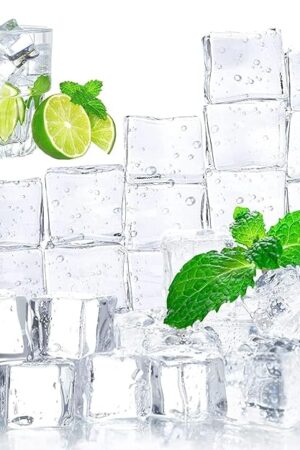 DomeStar Fake Ice Cubes, 20 PCS 0.8" Plastic Ice Cubes for Photography Accessories Props Wedding Centerpiece Home Decoration