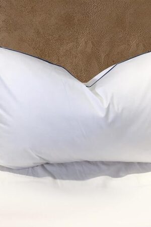 BHZ Goose Down Feather Pillows Queen Size Bed Pillows Hotel Collection for Sleeping Soft and Supportive Pillows for Side Stomach Back Sleepers, Navy