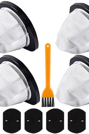 4 Pack 2030 Vacuum Filter & 6 Pack Foam Filter 1 Brush Compatible with Bissell 2030 Featherweight Stick Vacuum, Change Model 2030 2030L 20303 20306 20307 20309 2030H 2030V 2030X 2030Z