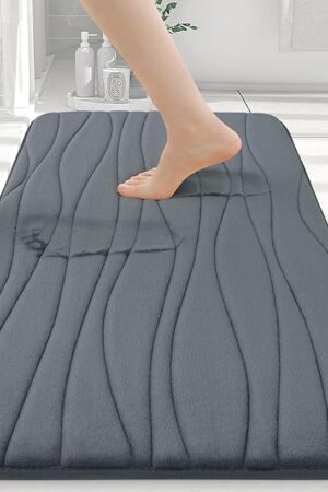 Buganda Memory Foam Bathroom Rug Mat, Non-Slip Bath Mats Bath Rugs, Extra Soft Absorbent Machine Washable
