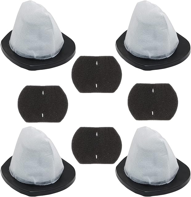 4 Sets 2030 Vacuum Dust Filters Replacement for Bissell Vacuum Cleaners 2030, 2030L, 20303, 20306, 20307, 20309, 2030H, 2030V, 2030X, 2030Z