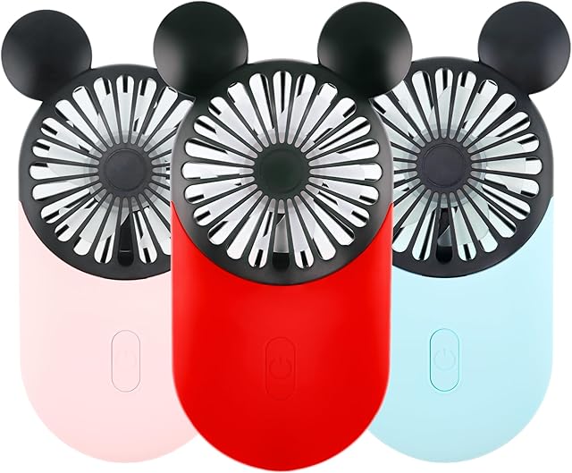 Cute Personal Mini Fan Handheld Portable Cute Mouse