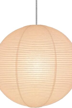 White Round paper lamp shade 50cm(19Inch) Chinses Lantern Pendant Lamp Shade,Large Foldable Lampshade