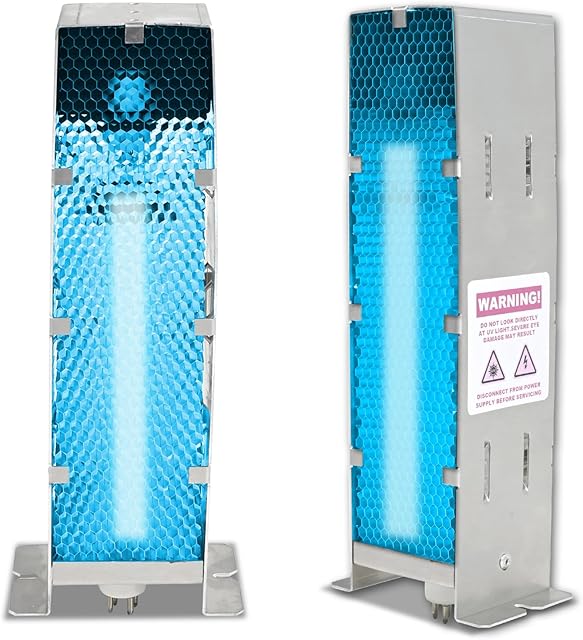 Air Scrubber Advanced Photocatalytic Oxidation (PCO) 9" Replacement Cell & ÜνBulb for Activetek InDuct 2000 for A1013A,A1013C,A1013P,A1013Q, A1013T,A1013U(Ozone Free)