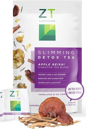 Dr. Zisman ZT Wellness Tea - Apple Reishi Herbal Blend (28 Bags) | Refreshing Tea for Daily Balance | Crafted for a Vibrant Lifestyle