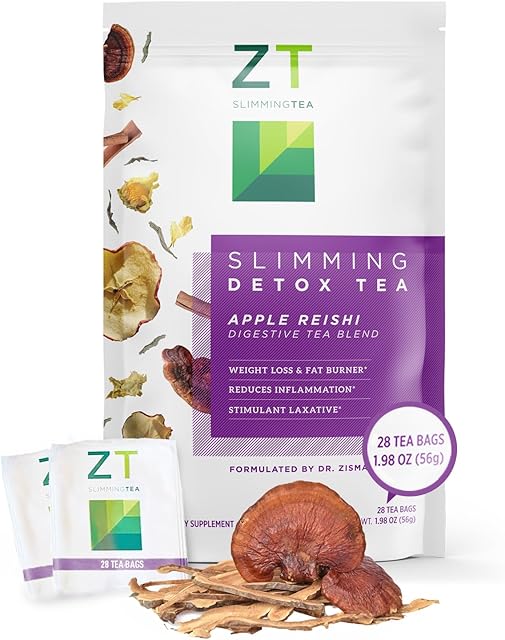 Dr. Zisman ZT Wellness Tea - Apple Reishi Herbal Blend (28 Bags) | Refreshing Tea for Daily Balance | Crafted for a Vibrant Lifestyle