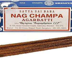 3 Packs Origional Satya Sai Baba Nag Champa Incense Sticks Joss Insence - Insense 15g Box NagChampa Agarbatti (Nag Champa)