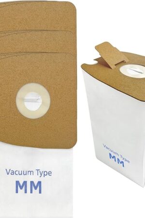 10 Pack MM Vacuum Bags for Sanitaire S3680 & SC3680 Canister Vacuums & Eureka Mighty Mite 3670 3680 4100 4300 5180 Series Canisters, Model 60297A, 60295A, 60295B, 60295C, 60296C, 63253A