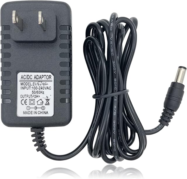 Vacuum Cleaner Charger Compatible with Orfeld, Wlupel, Voweek, 21V-27V Power Adapter DC 5.5 X 2.5MM Charging Cable Cord 6.6 ft