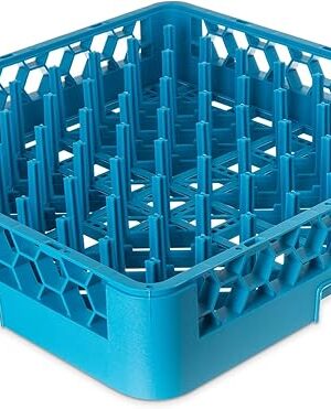 Carlisle RTP14 OptiClean All-Purpose Blue Tall Peg Plate/Tray Rack