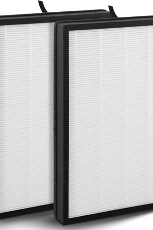2-Pack FA-500 Replacement Filter Compatible with Famree FA500 and Aiper KJ200 Purifier, 2-IN-1 Activated Carbon Filter + Filters