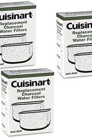 Cuisinart DCC-RWF *Triple Pack* Charcoal Water Filters in Cuisinart DCC-RWF Retail Box