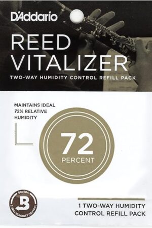 D'Addario Reed Vitalizer Single Refill Pack, 72% Humidity