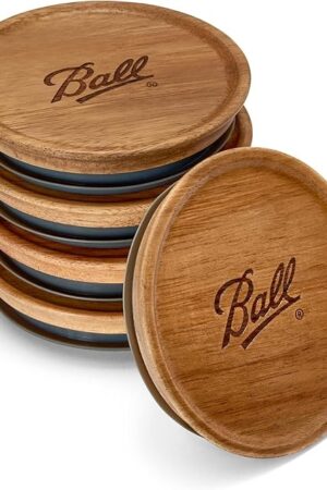 Ball® Jar Lids, 5 Pack Ball Jar Wooden Storage Lids