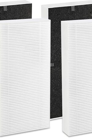 4 Pack Febreze Filter Replacement for FRF102B - Compatible with Honeywell U Filter HRF201B - Fits Honeywell Tabletop & Tower HHT270, HHT290 Series