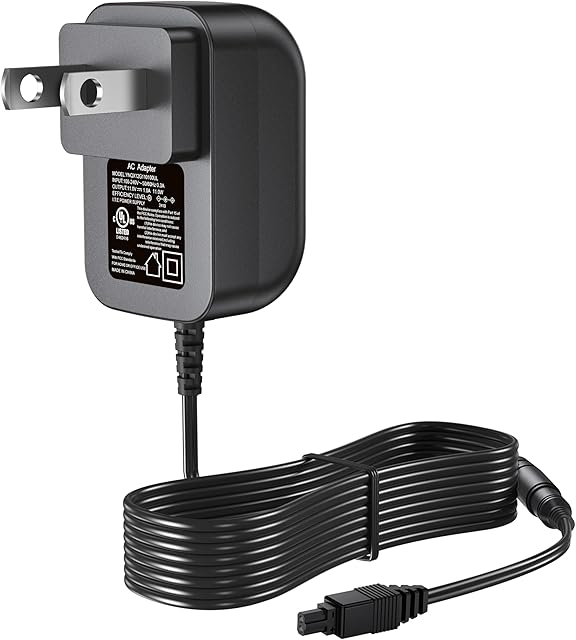 Charger for Shark V2945Z V2950 XA2950 Floor Carpet Sweeper Power Cord Replacement P/N for YLS0041-T110025 Vacuum AC DC Adapter Adaptor Supply