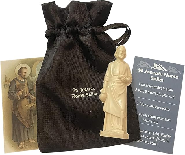Westmon Works Saint Joseph Complete Home Selling Kit with Instructions Holy Card and Burial Bag