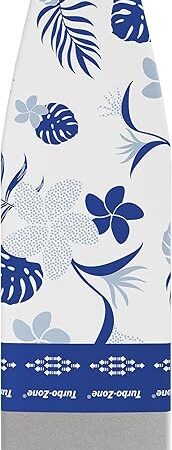 Bartnelli Pro Replacement Ironing Board Cover and Pad Size 43x13 Designed to Fit Perfectly for Models 9738 & 2615 | Upgraded Features- Patent Park Zone & Turbo Zone Technology, with 2 Lopped Straps