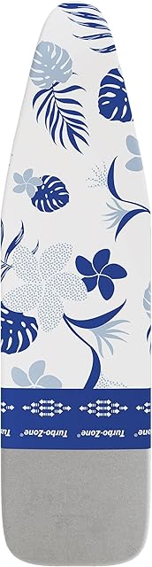 Bartnelli Pro Replacement Ironing Board Cover and Pad Size 43x13 Designed to Fit Perfectly for Models 9738 & 2615 | Upgraded Features- Patent Park Zone & Turbo Zone Technology, with 2 Lopped Straps