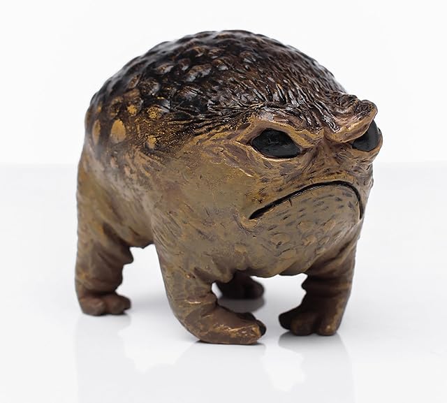 Weird Queer Grumpy Frog Toad Statue Ugly Angry Outdoor Garden Yard Decor Statue Fun Novelty Home Office Decor Sculpture Unique Gift