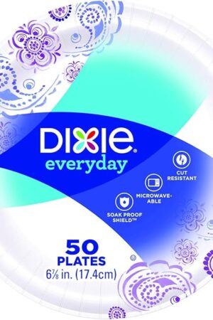 Dixie Heavy Duty Paper Plates (6.875 inch 50 Count)
