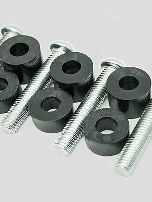 Wall Mounting Screws Bolts for Samsung TV - Extra Long M8 x 45mm with 25mm Long Spacers, TV Mounting Bolts Work with Samsung 42“ 50" 55" 60" 65" 70" 75" 82" TV