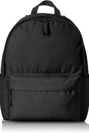 Amazon Basics Backpack for School, Study, Travel, Durable Classic Design, Book Bag, Black