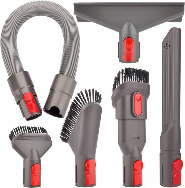 Attachments Kit for Dyson V15 V8 V11 V12 V10 V7 Gen5 Cordless Vacuum Cleaner,Compatible with Detect/Absolute/Outsize/Slim Accessories Replacement Brush Parts